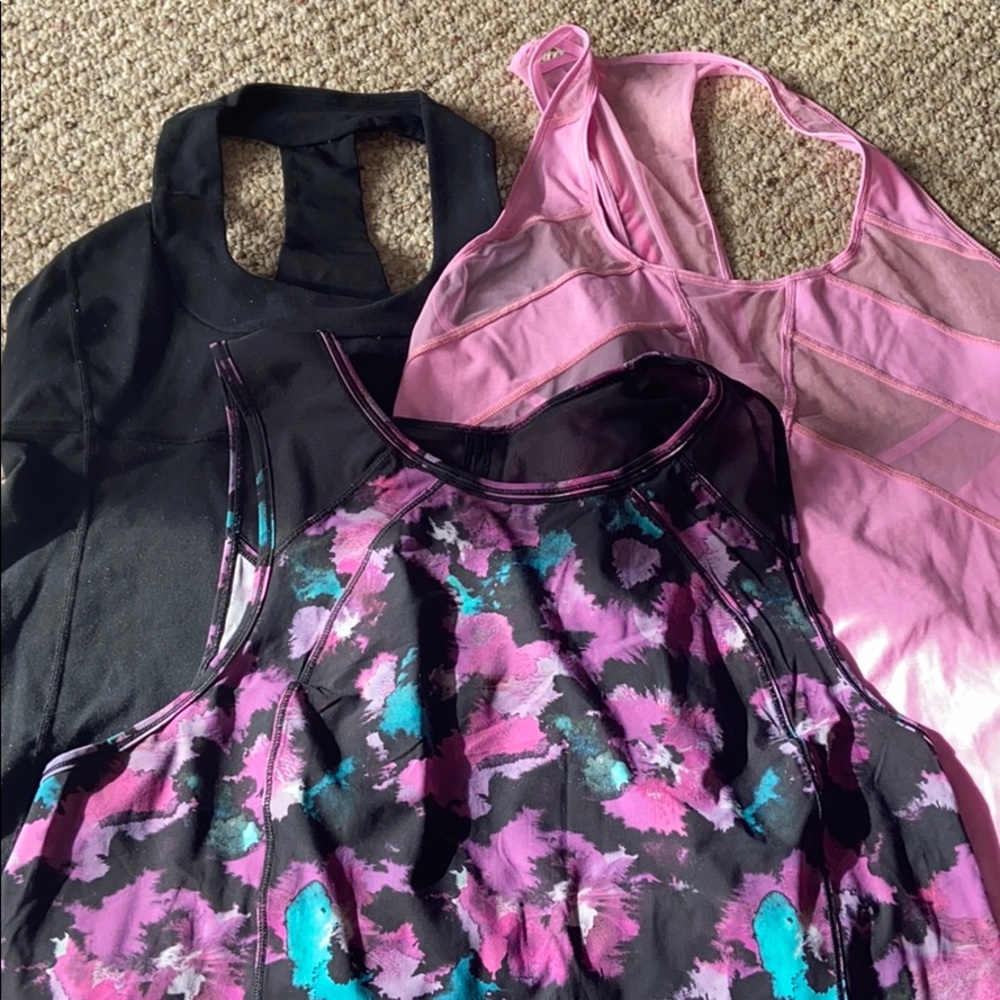 Set of 3 lululemon tanks